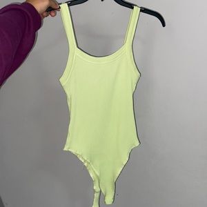 Green bodysuit